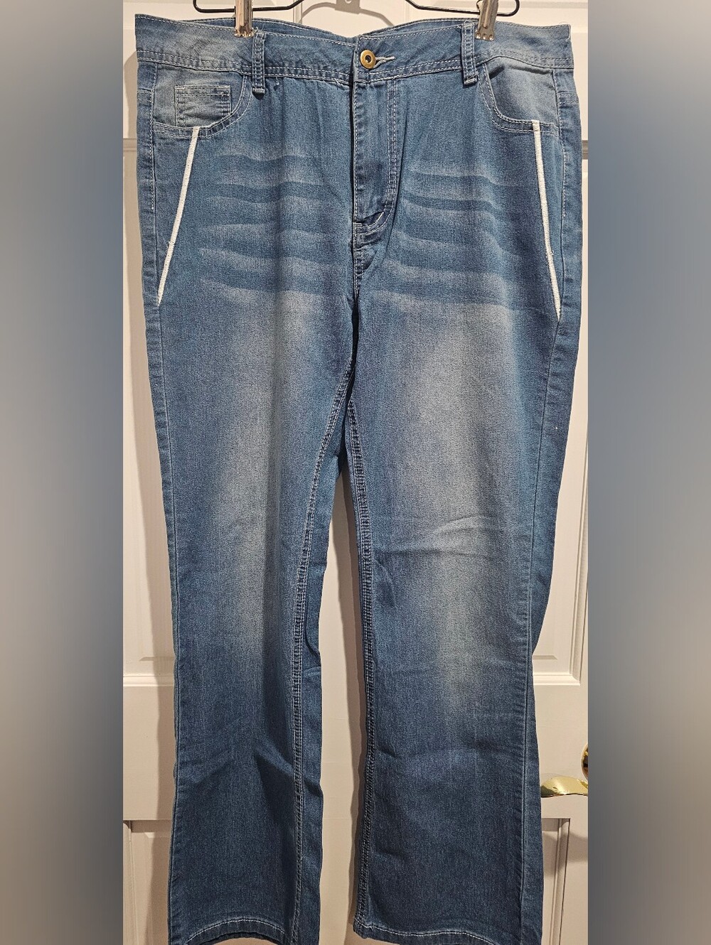Classic Women's Blue Denim Jeans - Comfortable Everyday Fit